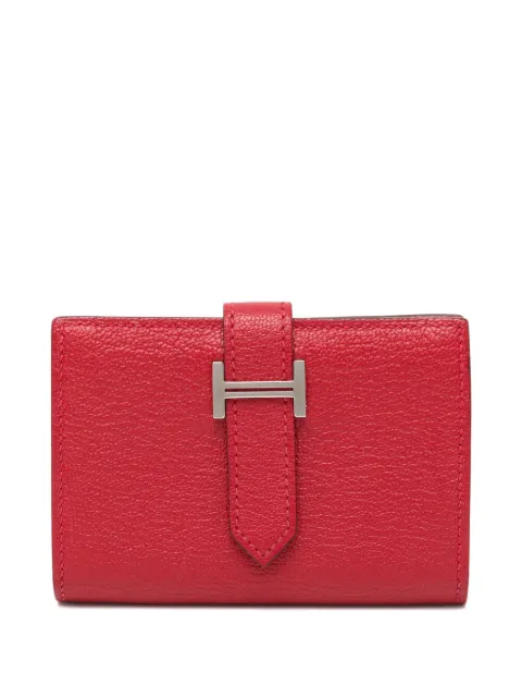 Hermès Pre-Owned 2018 Bearn wallet Red CSAV8817