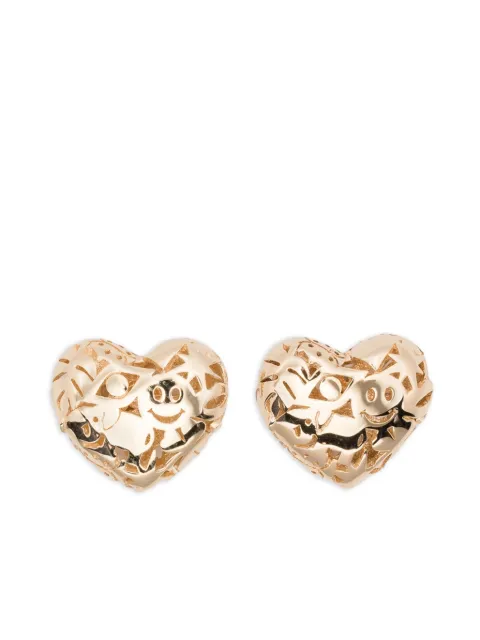 Sydney Evan 14CT yellow gold Heart earrings Gold EKE2201Y