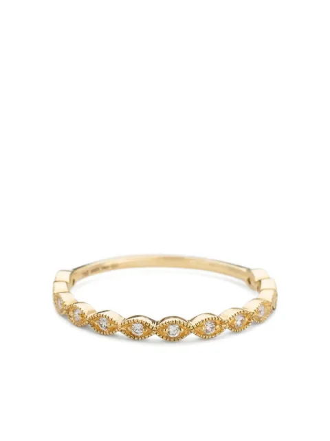 We by WHITEbIRD 18K yellow gold Maurine diamond ring Gold WBRMAUOJDIA