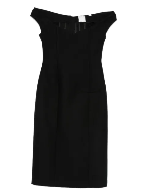 CALVIN KLEIN COLLECTION v-neck sleeveless dress Black LV0VY00484