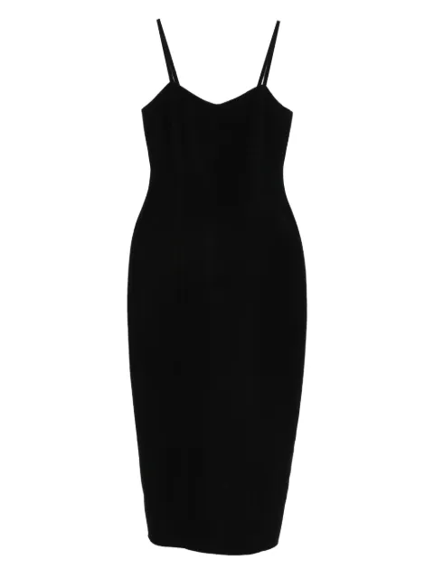 Róhe sculptural double-face dress Black 41733019
