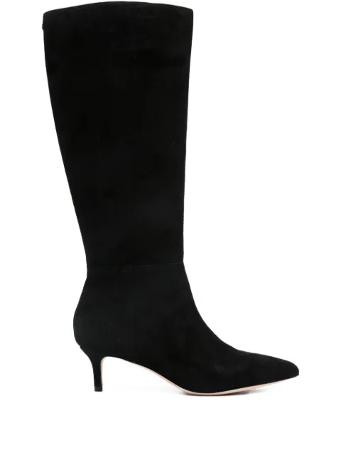 Lauren Ralph Lauren 50mm suede knee-high boots Black 802967811