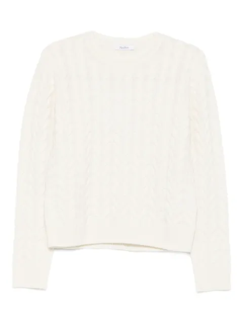Max Mara cable-knit sweater White 2521366032600