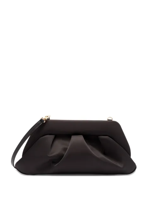 Themoirè Emera gathered clutch bag Black TMFW25EMRSA1