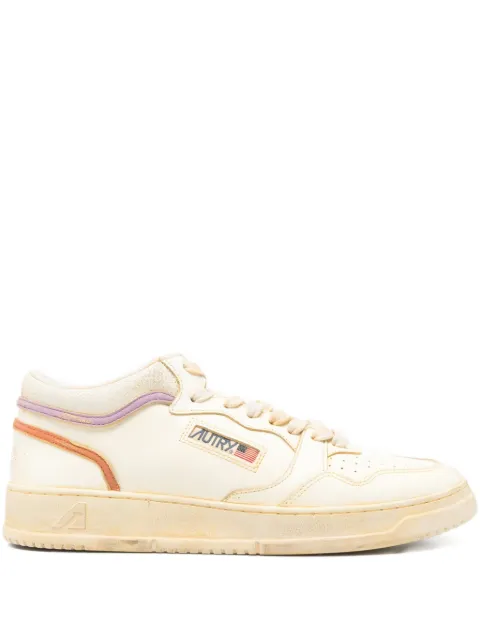 Autry Med-Way leather sneakers White MVMMEG01