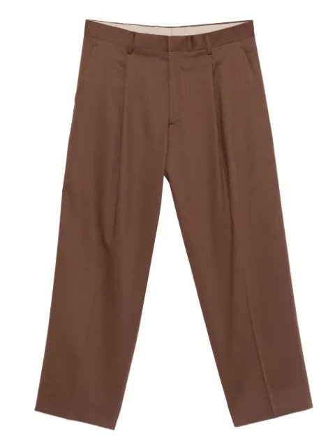 Costumein pleated pocketed straight-leg trousers Brown Z6535918