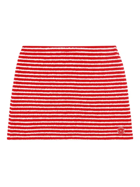 Sporty & Rich striped mini skirt Red SK017602300ST672