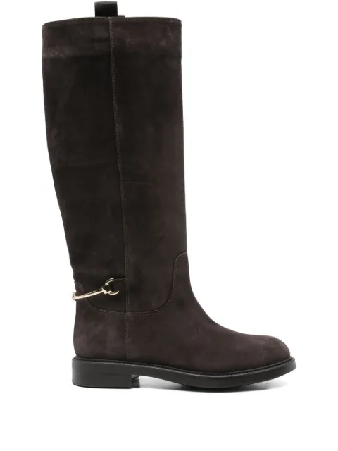 Doucal's suede buckle-detail boots Brown DD8836BRUGUF252TL03