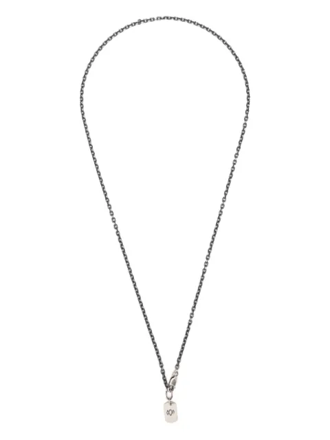 Yohji Yamamoto Standard Chain necklace Grey HAA47920