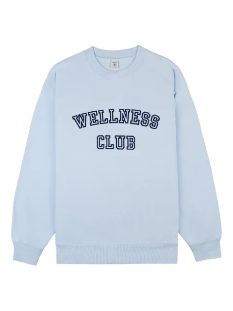 Sporty & Rich graphic-print crew-neck sweatshirt Blue ST071602010BL902