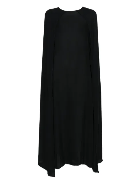Plan C cape back dress Black ABCAG51K00TV032