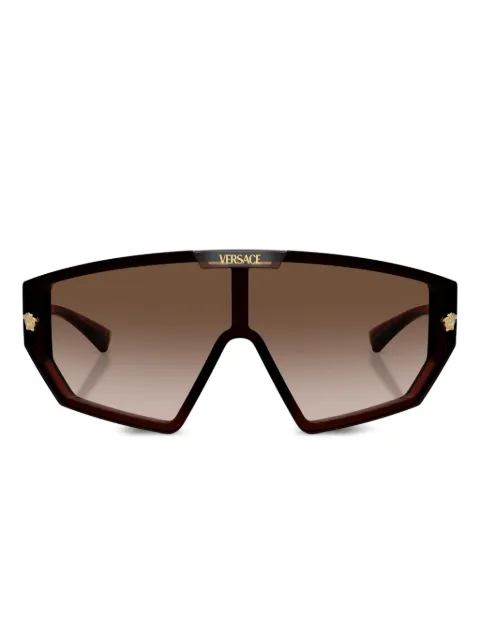 Versace Eyewear Medusa geometric sunglasses Brown VE4461