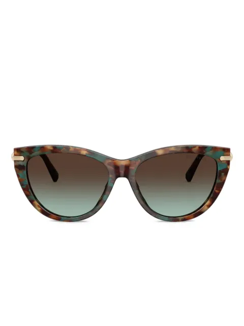 Tiffany & Co Eyewear knot-detail cat-eye sunglasses Green TF4253