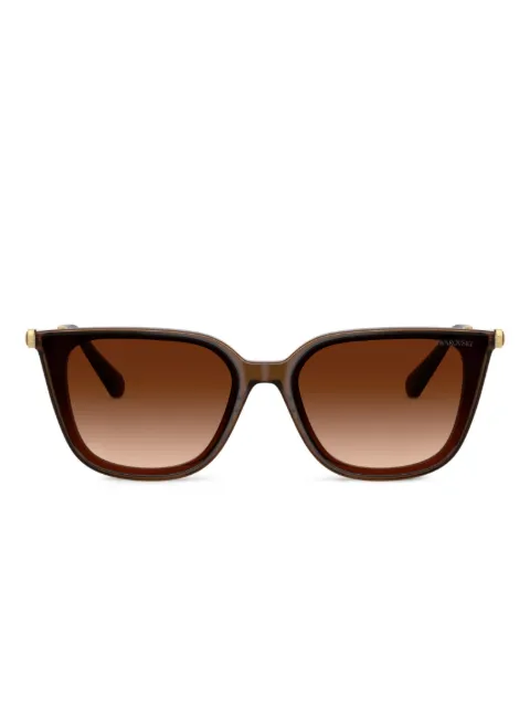 Swarovski Eyewear crystal-embellished square sunglasses Brown SK6054D108474