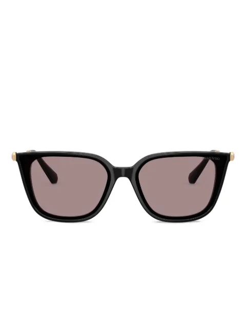 Swarovski Eyewear crystal-embellished square sunglasses Black SK6054D1001LA