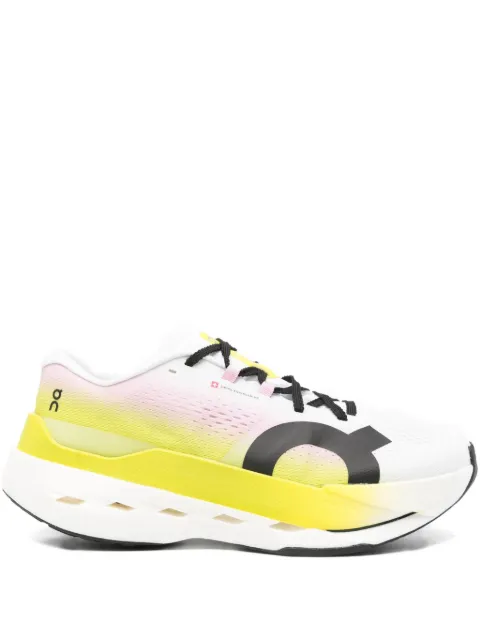 On Cloudboom logo-print sneakers Yellow 3MF30314229