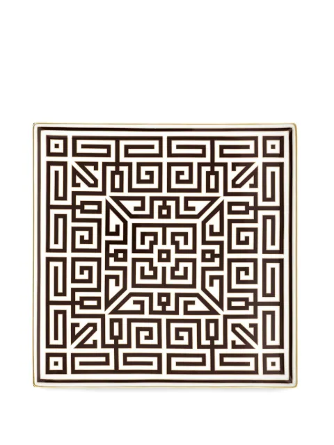 GINORI 1735 labyrinth-pattern tray (30.9cm x 30.9cm) Neutrals 172RG01FVS121LX30XG00135300