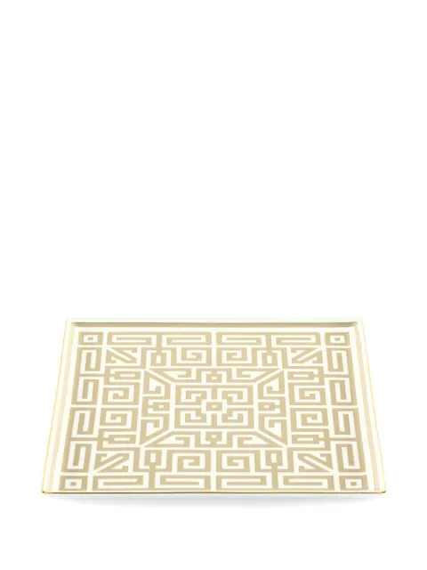 GINORI 1735 labyrinth-patterned tray (30.9cm x 30.9cm) Neutrals 172RG01FVS121LX30XG00135400