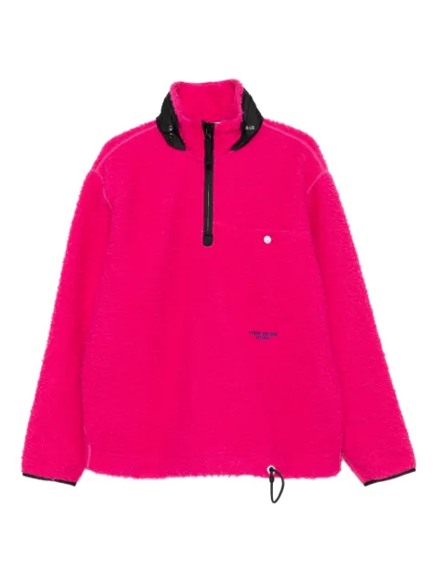 Stone Island half-zip fleece sweatshirt Pink K2S156100025S0X12