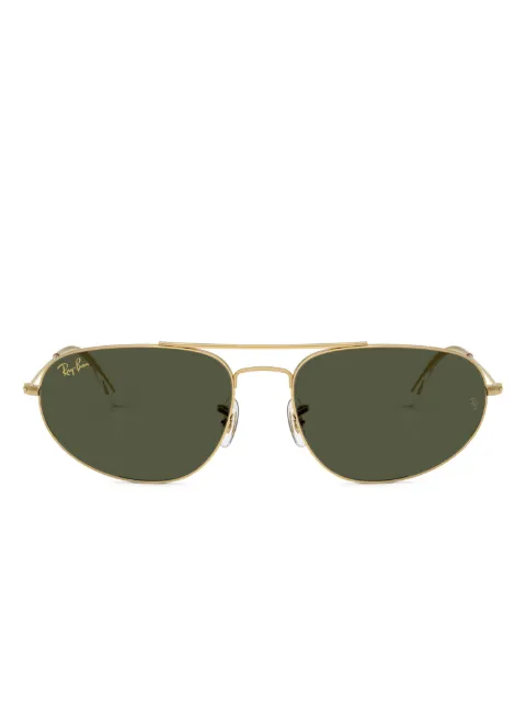 Ray-Ban Explorer IV oval-frame sunglasses Gold RB3945