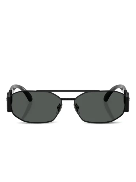 Versace Eyewear embellished double-bridge sunglasses Black VE2287126187