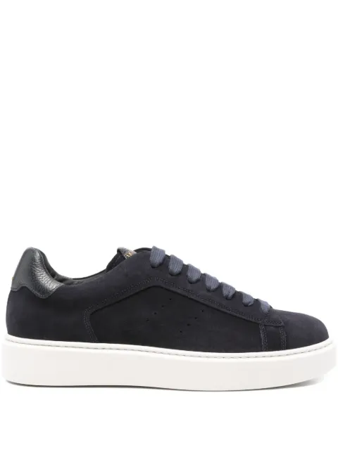 Doucal's Clay suede lace-up sneakers Blue DU2852ALEXPF651PB15