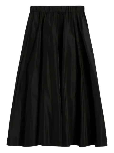 ASPESI elasticated-waist midi skirt Black W5N5N23P00801241