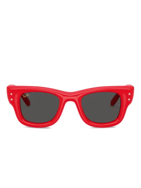 Ray-Ban crystal-embellished square sunglasses Red RB4940B686187