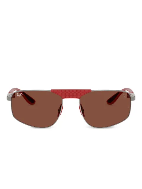 Ray-Ban textured geometric sunglasses Grey RB3776M