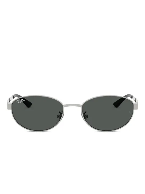 Ray-Ban oval-frame sunglasses Silver 0RB3774D