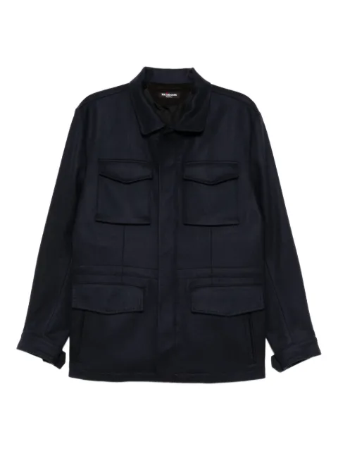 Kiton cashmere jacket Blue UW2170V0408H02000