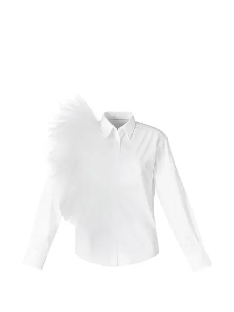 Alchemy long-sleeve embellished shirt White LIA723