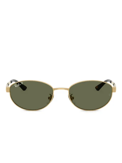 Ray-Ban oval-frame sunglasses Gold RB3774D0019A