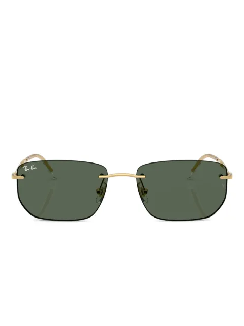 Ray-Ban square-frame tinted sunglasses Gold RB376800171