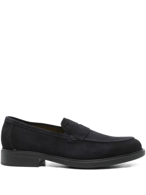 Doucal's penny-slot suede loafers Blue DU3491MARCUF024NB00