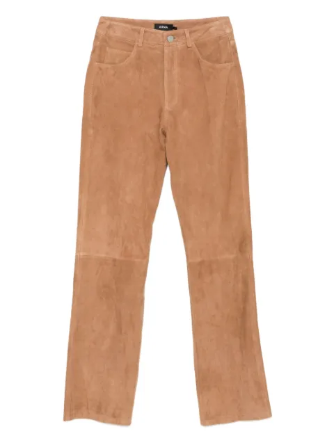 Arma suede pocket trousers Brown 006L25605402