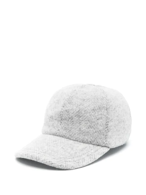 Lorena Antoniazzi leather-strap baseball cap Grey A25218CE01L4996