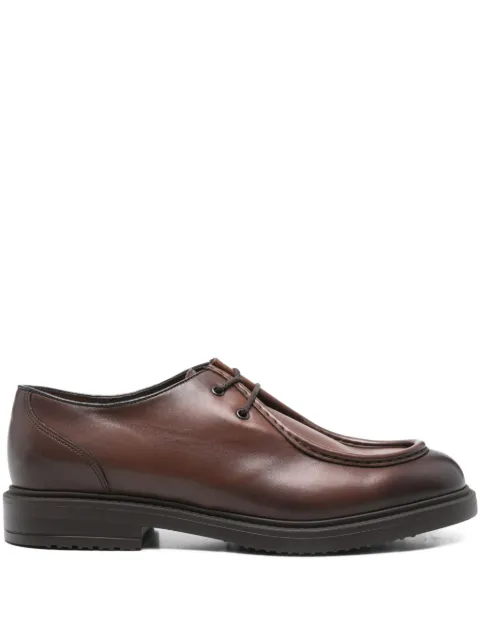 Doucal's leather lace-up shoes Brown DU3504RALPUF259