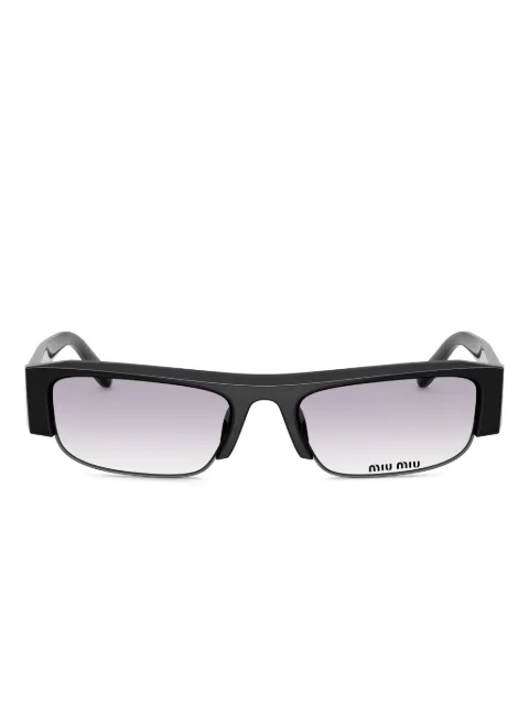 Miu Miu Eyewear rectangle-frame sunglasses Black SMUB0716K04O