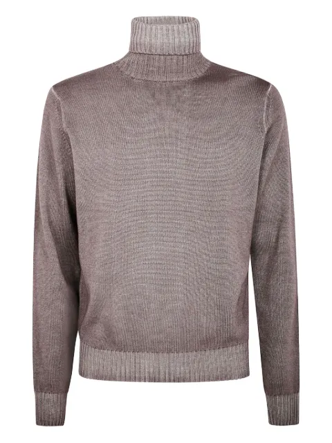 Filippo De Laurentiis turtleneck virgin-wool sweater Brown DV3MLWM10RV