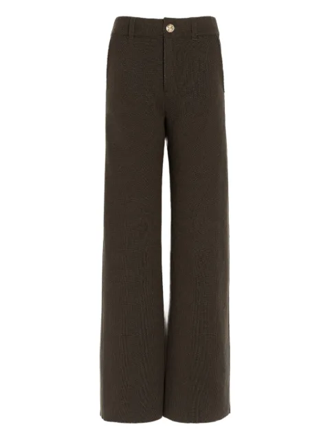 Barrie buttoned trousers Brown C318656