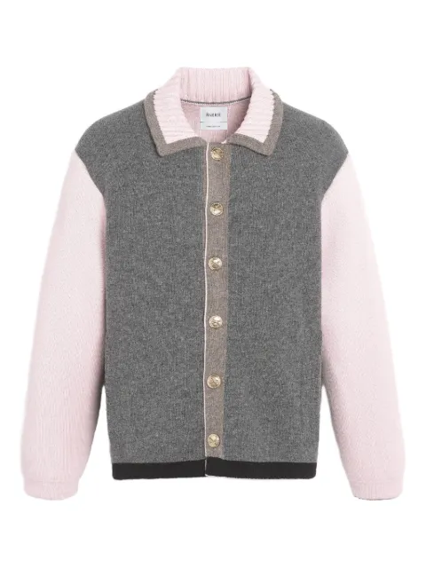 Barrie colour-block buttoned cardigan Grey C318948