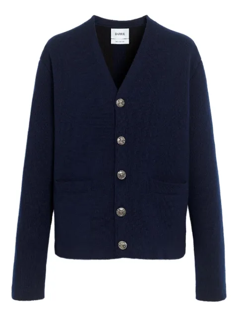 Barrie V-neck button cardigan Blue C318262