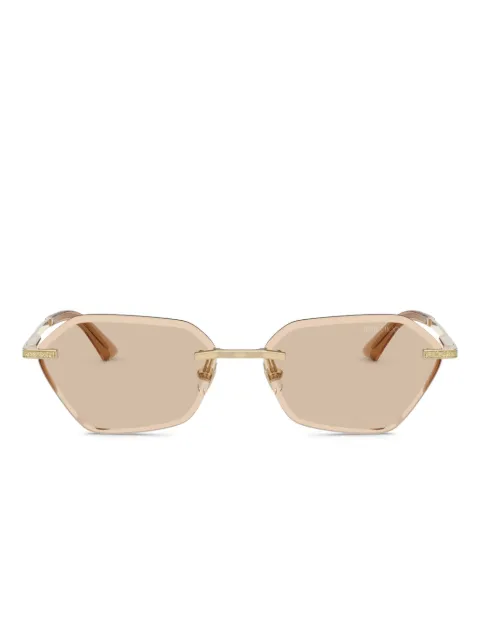 Jimmy Choo Eyewear JC4022J geometric-frame sunglasses Neutrals JC4022J300693
