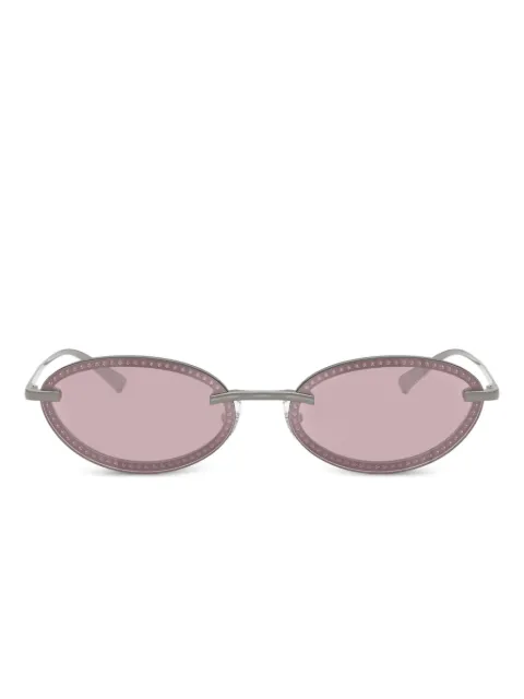 Jimmy Choo Eyewear oval-frame sunglasses Grey JC4020B3004AK