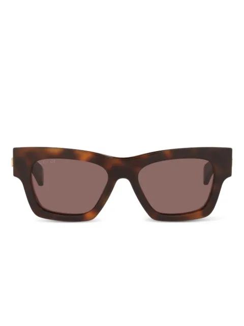 Gucci Eyewear rectangle-frame sunglasses Brown GC0026074402D1