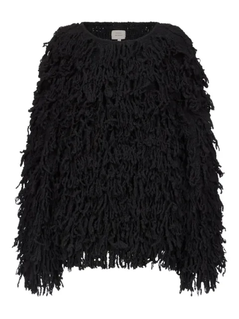 LouLou de Saison GABIN fringe sweater Black GABIN