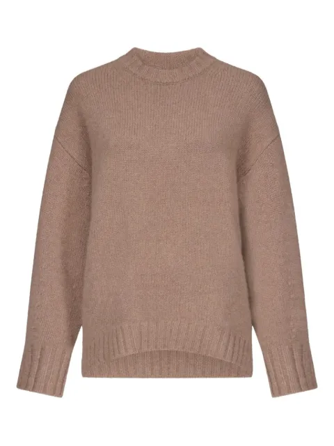 LouLou de Saison Tino crew neck sweater Brown TINO