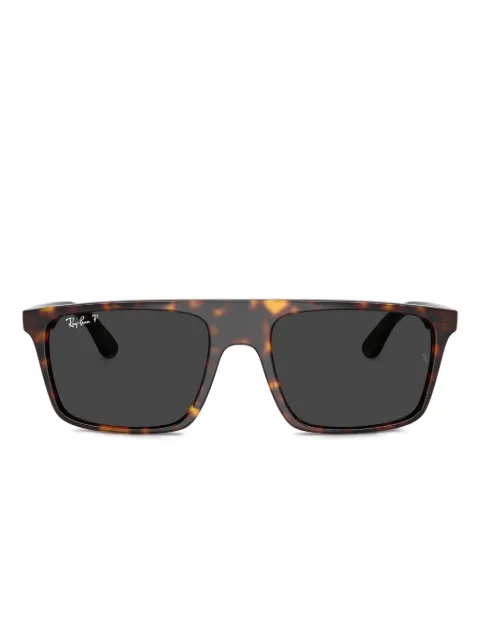 Ray-Ban RB2222 square-frame sunglasses Brown RB222290248