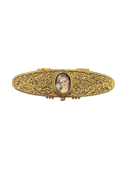 Jennifer Gibson Jewellery x Estée Lauder 1970s perfurme compact Gold JGJESTEECOMPACT